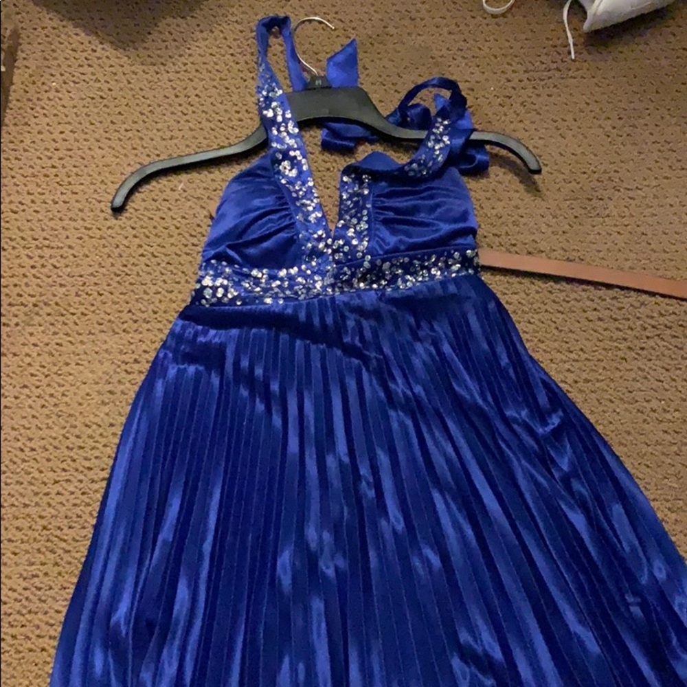halter neck homecoming dress!